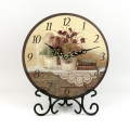 Hodiny stolný chalupárskej so stojanom 21cm