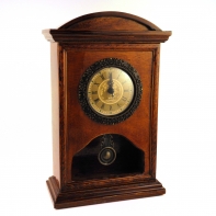 Hodiny stolové drevené 28cm