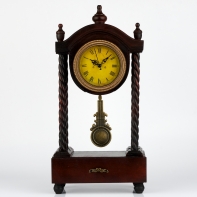 Stolové drevené hodiny 47cm