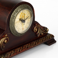 Stolové drevené ležaté hodiny 30x9,5x16cm