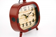 Hodiny stolné kovové 20x15x5cm