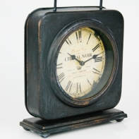 Hodiny stolové kovové 28x19,5x8,5cm
