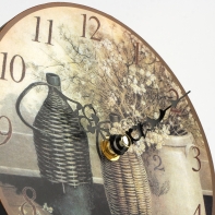 Stolové hodiny kvietok 19x22x4cm