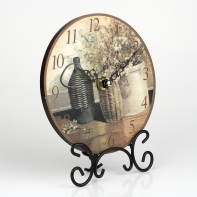 Stolové hodiny kvietok 19x22x4cm