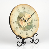 Stolové hodiny ruža 19x22x4cm