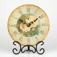 Stolové hodiny ruža 19x22x4cm