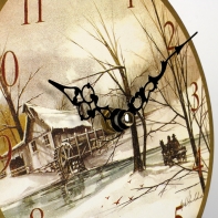 Stolové hodiny zima 18x22x4