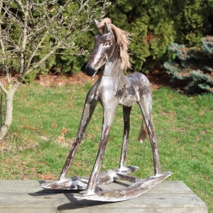 Hojdací koník retro 60cm