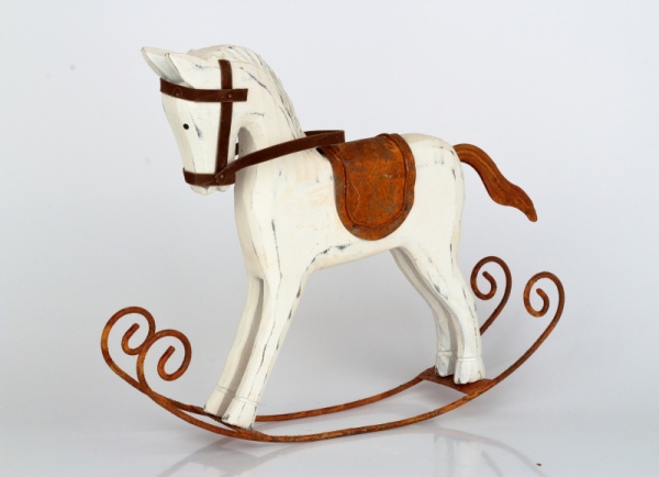 Hojdací koník hrdza 30x23x6cm