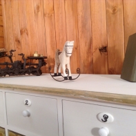 Hojdací kôň biely 22x18x6cm