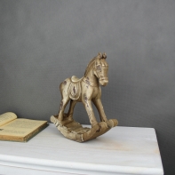 Hojdací kôň hnedý 23x20cm