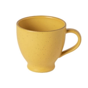 Hrnek 380ml POSITANO žlutá-kropenatá