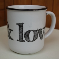 Hrnček AND Love 12x8,5x9,5cm