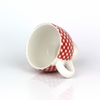 Hrnček Country červený 200ml