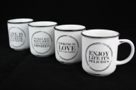 Hrnček Enjoy life its delicious 12cm