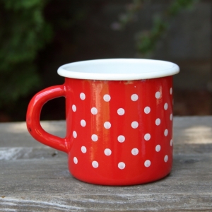 Hrnček na čaj červený 0,4l