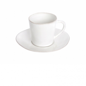 Hrnček na čaj s tanierikom biely Costa Nova NOVA 0,19l