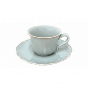 Hrnček na čaj s tanierikom tyrkys Alentejo 0,22l