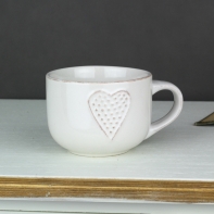 Hrnček na čaj so srdcom 500ml