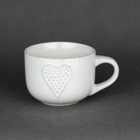 Hrnček na čaj so srdcom 500ml