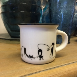 Hrnček na espresso s mačkou 100ml