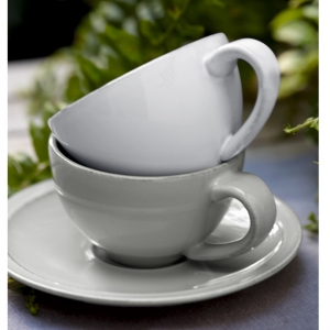 Hrnček na čaj s tanierikom biely Costa Nova FRISO