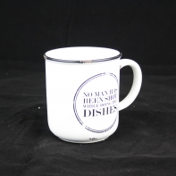 Hrnček No man has been shot while doing the dishes 12cm