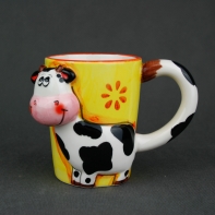 Hrnček pre deti kravička 13cm
