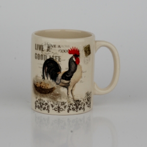 Hrnek s kohoutem 11x8x10cm