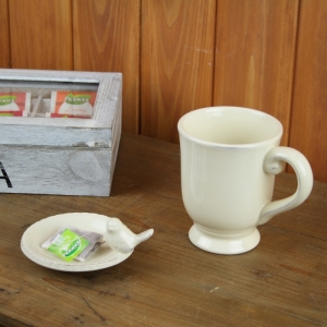 Hrnček s odkladacou miskou na čajový sáčok 0,3l