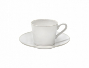 Hrnček s tanierikom biely ASTORIA 0,18l