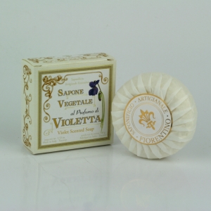 Talianske darčekové mydlo fialka 100g