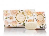 Talianske mydlo Fiorentino ruža 3x150g 