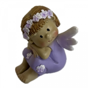 Jarná dekorácia do bytu víla Fialka