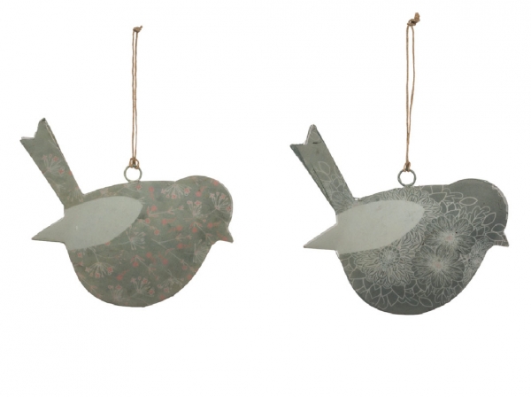 Jarná dekorácia do okna vtáčik 15x11,1x1cm