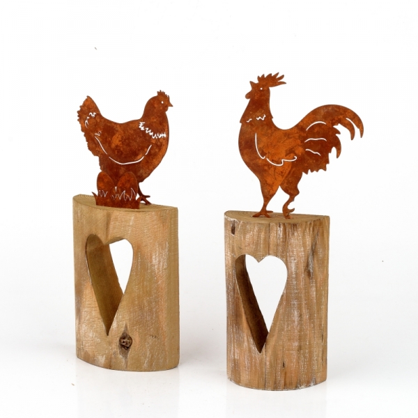 Jarné dekorácie kohút 28cm
