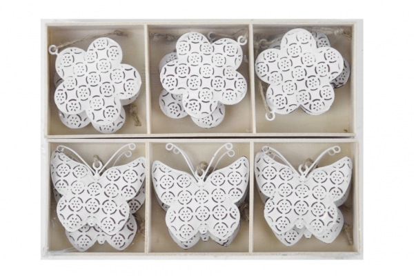 Jarné dekorácie kovová kvetina