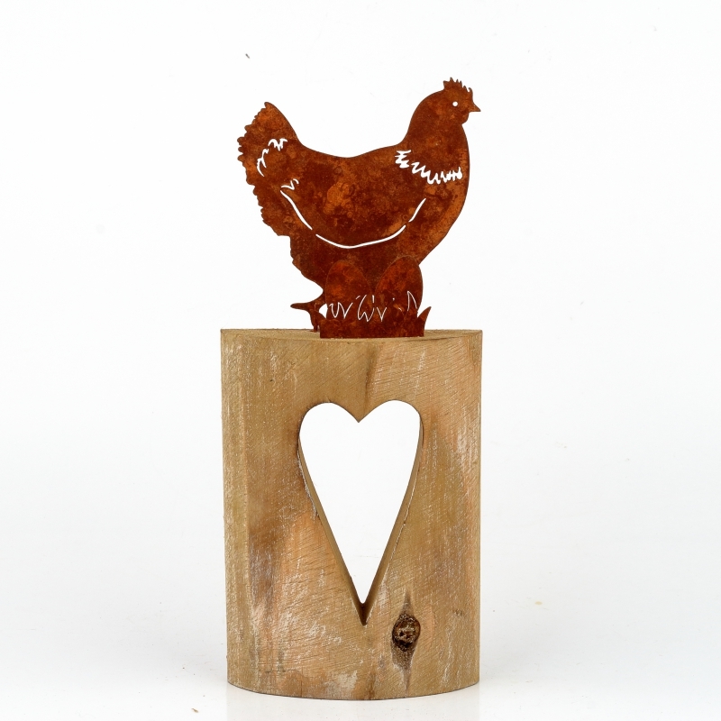 Jarná dekorácie sliepka 28cm