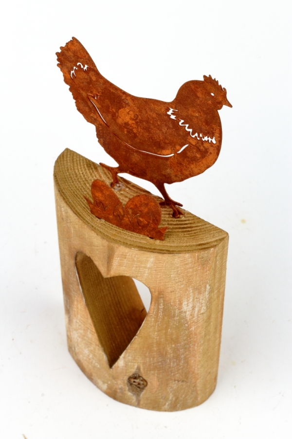 Jarná dekorácie sliepka 28cm