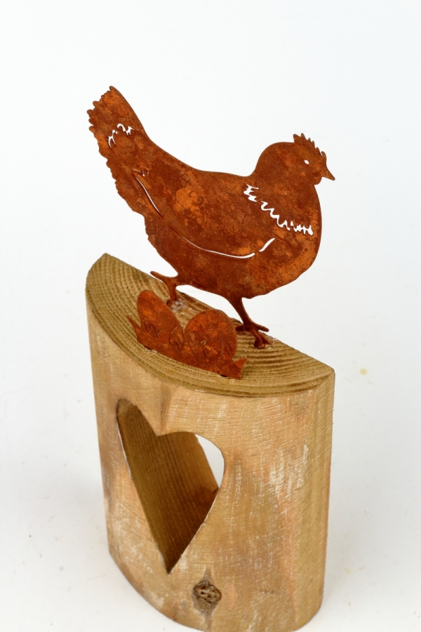 Jarná dekorácie sliepka 28cm