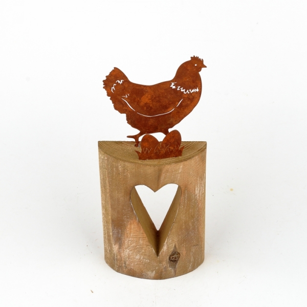 Jarná dekorácie sliepka 28cm