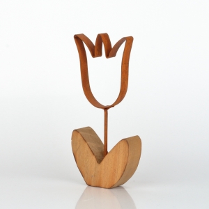 Jarná dekorácie tulipán 17cm