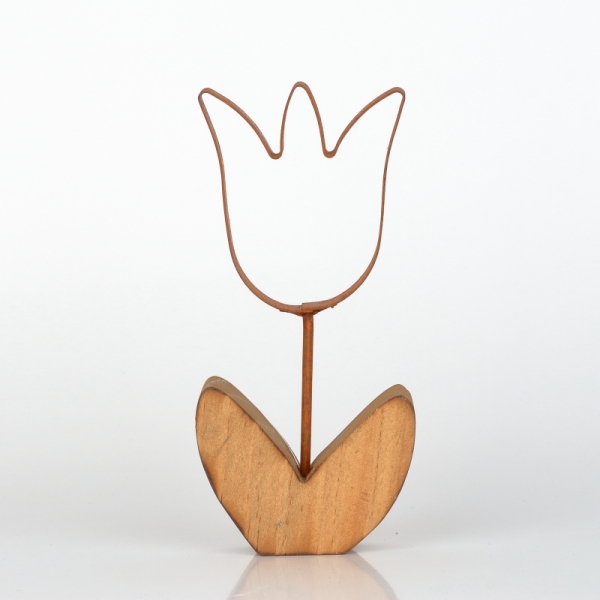 Jarná dekorácie tulipán 17cm