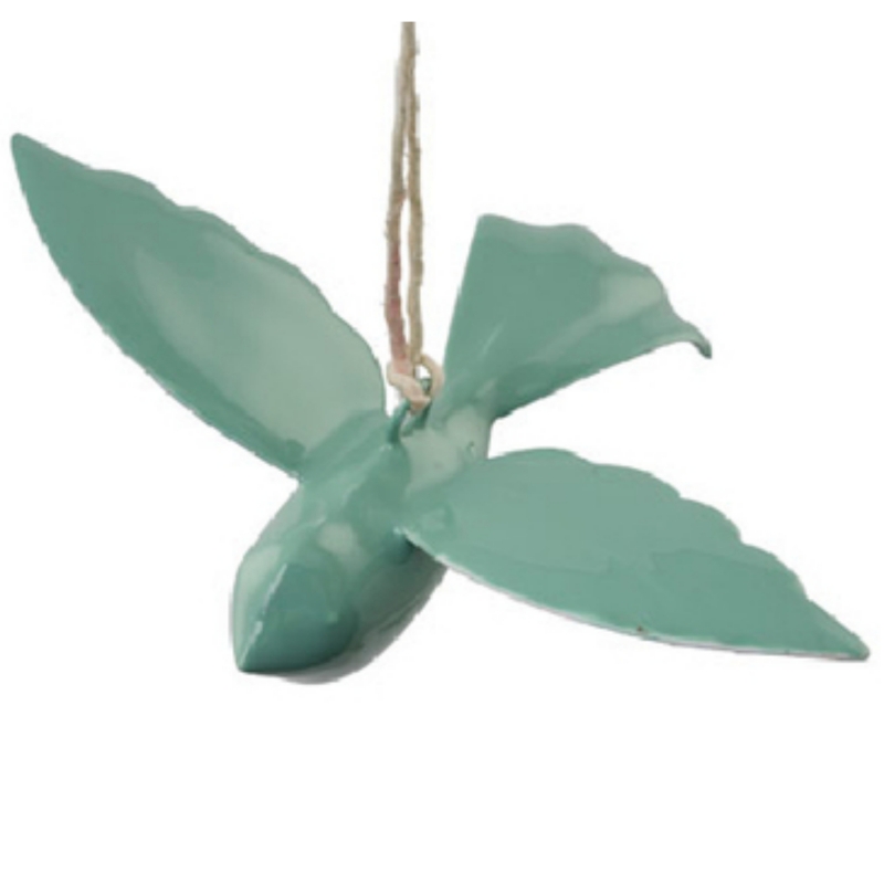 Jarná dekorácia závesný vtáčik 11x7,5cm