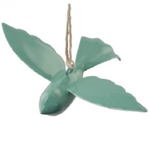 Jarná dekorácia závesný vtáčik 11x7,5cm