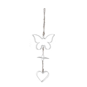 Jarná výzdoba záves s motýľom