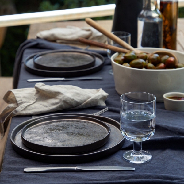 Jedálenský tanier 27cm metalický LAGOA