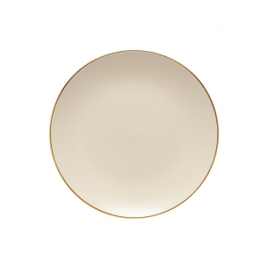 Jedálenský tanier so zlatým okrajom 27cm AUGUSTA