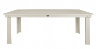 Jedálenský záhradný stôl biely 180x73x78cm