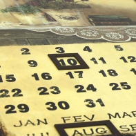 Magnetický kalendár knihy 25x33cm